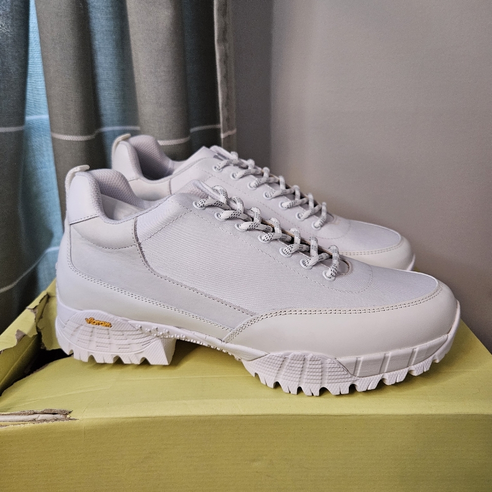 NEW J.Lindeberg Hiker Sneaker White Chunky Mens Trail Shoes EU 42 | US 9 Vibram - Picture 14 of 14